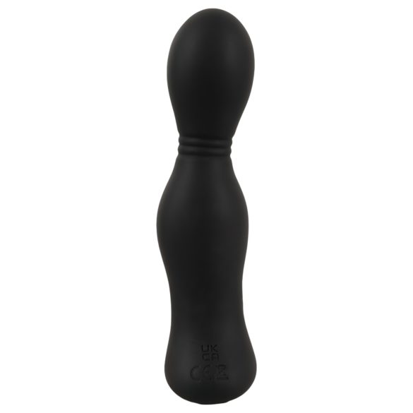Rebel - 2i1 prostata vibrator med fjernbetjening - sort