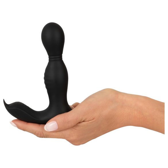 Rebel - 2i1 prostata vibrator med fjernbetjening - sort