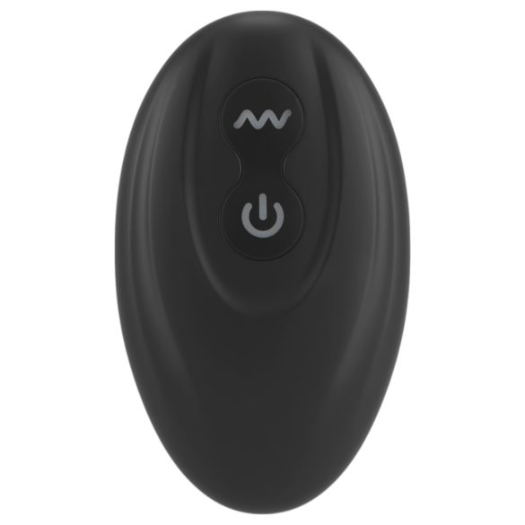 Rebel - prostatavibrator med penisring og kuglering - sort