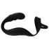 Rebel – Prostata-vibrator med penis- og kuglering (sort)