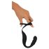 Rebel – Prostata-vibrator med penis- og kuglering (sort)