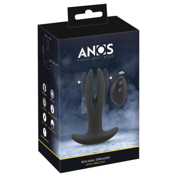 ANOS - dobbel-analvibrator (sort)