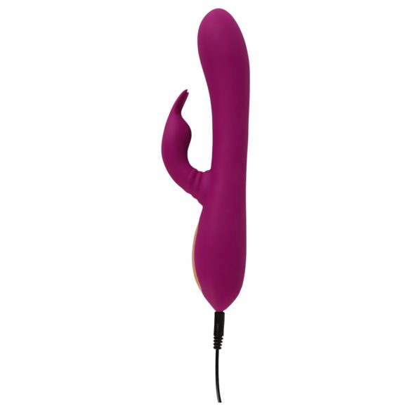 Javida - 3i1 perlevibrator med rotation - silikone - lilla