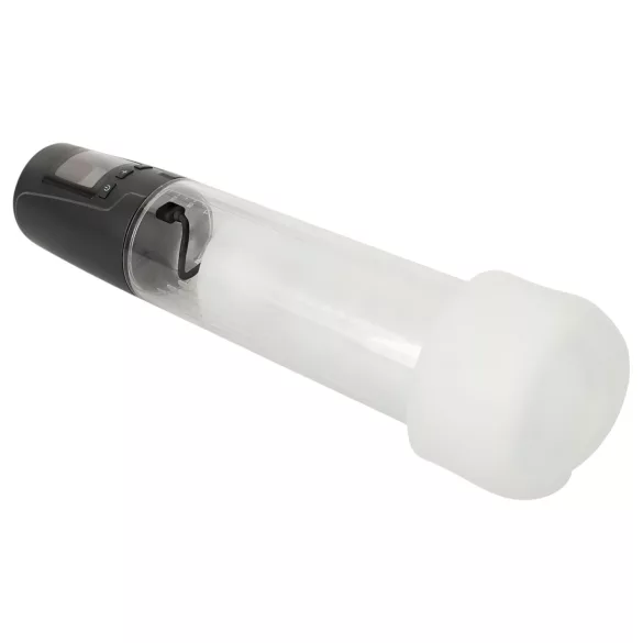 Mister Boner - genopladelig, automatisk penispumpe (sort-gennemsigtig)