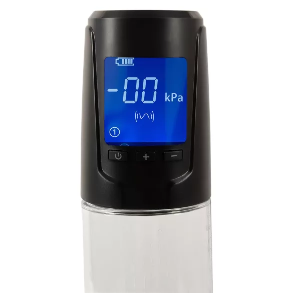 Mister Boner - automatisk penispumpe med opladning - sort/transparent