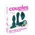 Couples Choice - parvibrator med fjernbetjening - 4i1 - turkis