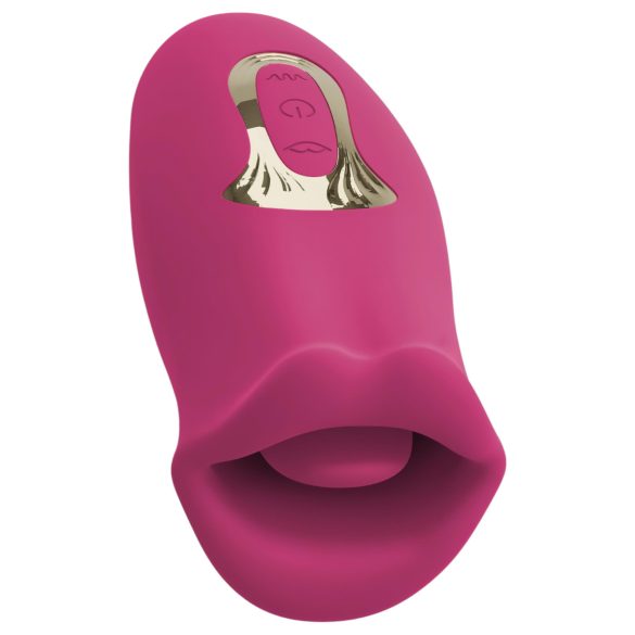 You2Toys - klitorisvibrator med tunge - silikone pink