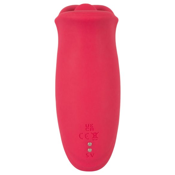 You2Toys - klitorisvibrator med tunge - silikone pink