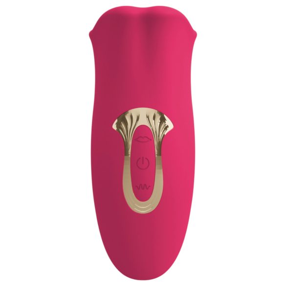 You2Toys - klitorisvibrator med tunge - silikone pink