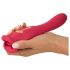 You2Toys - 2i1 vibrator med tunge - pink