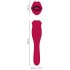 You2Toys - 2i1 vibrator med tunge - pink