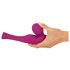 SMILE - wand vibrator - genopladelig - pink