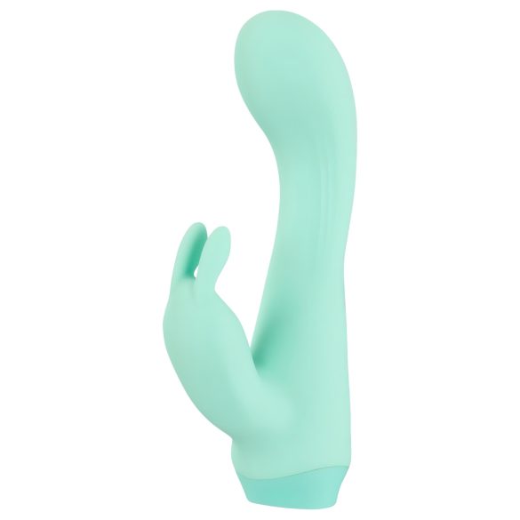 Cuties Mini 4 - genopladelig, vandtæt kaninvibrator (grøn)