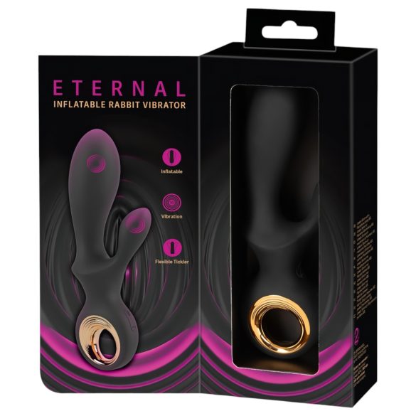 Eternal - oppustelig klitorisarm vibrator (sort)