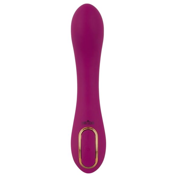 Javida - vibrator med to oppustelige punkter - lilla