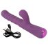 Javida - 3i1 rabbit vibrator - klitoris og g-punkt stimulering - lilla