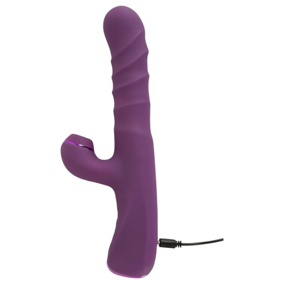 Javida - 3i1 rabbit vibrator - klitoris og g-punkt stimulering - lilla