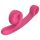 Snail Vibe Curve - klitorisvibrator og dildo - 2i1 - pink