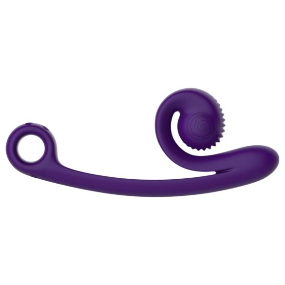 Snail Vibe Curve - klitorisvibrator og vibrator - 2i1 - lilla