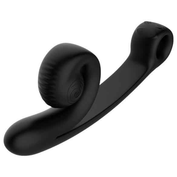 Snail Vibe Curve - 2i1 klitorisvibrator (sort)