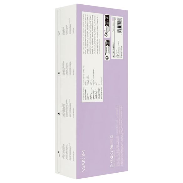 Svakom Amy 2 - G-punkt vibrator - genopladelig, vandtæt - lilla