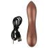 Smile - mini G-punkt vibrator - fleksibel - bronze