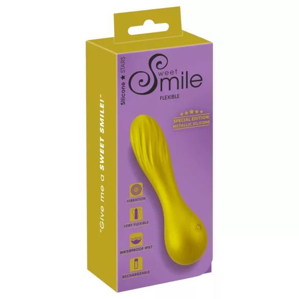Sweet Smile - Metallic Vibe mini vibrator (gul)