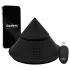 The Cowgirl Cone - app-styret premium sexmaskine - med 2 udskiftelige vedhæftninger, 20 vibrationsindstillinger (sort)