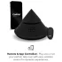 The Cowgirl Cone - app-styret premium sexmaskine - med 2 udskiftelige vedhæftninger, 20 vibrationsindstillinger (sort)
