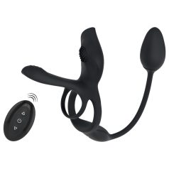   Couples Choice - multifunktions penisring med vibrator - sort