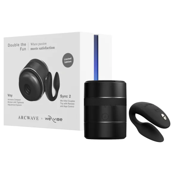 Arcwave Voy og We-Vibe Sync 2 - Double the Fun sæt (sort)