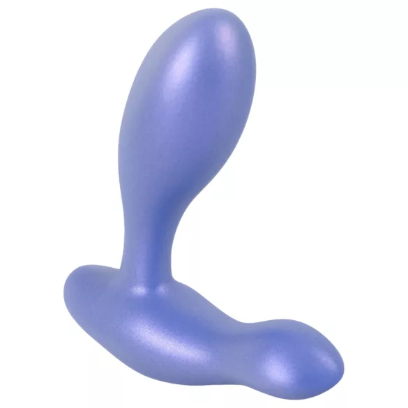 Smile - analplug med vibration - silikone blå