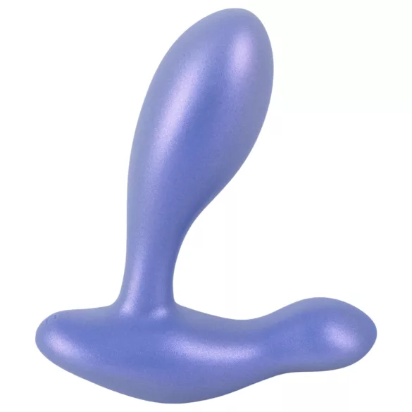 Smile - analplug med vibration - silikone blå