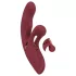 Javida - rabbit vibrator med klitorisarm - genopladelig - rød