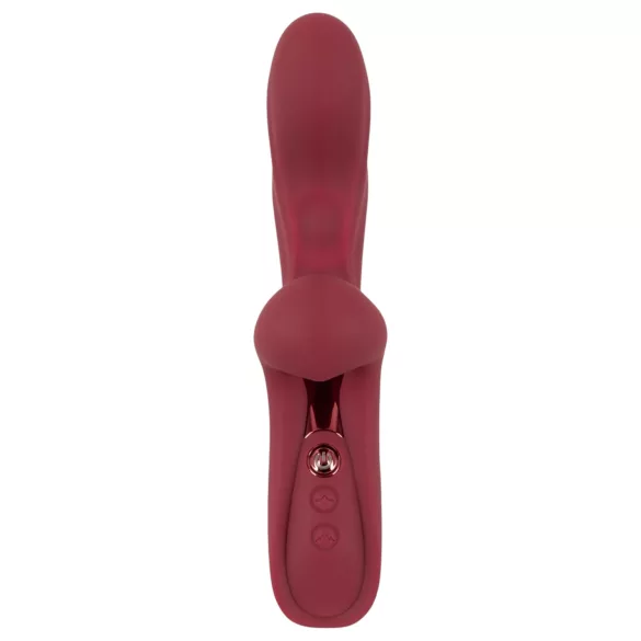 Javida - rabbit vibrator med klitorisarm - genopladelig - rød