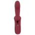 Javida - rabbit vibrator med klitorisarm - genopladelig - rød