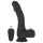 Naked Addiction - realistisk roterende og stødende vibrator - sort