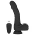 Naked Addiction - realistisk roterende og stødende vibrator - sort