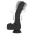 Naked Addiction - roterende og realistisk vibrator (sort)