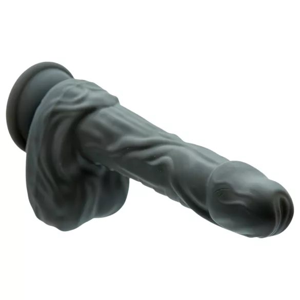 Naked Addiction - realistisk roterende og stødende vibrator - sort