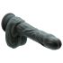Naked Addiction - roterende og realistisk vibrator (sort)