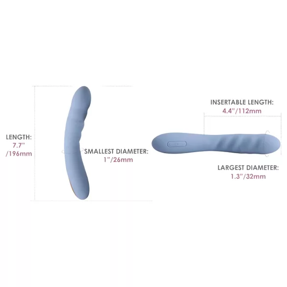 Svakom Ava Neo - smart stød-vibrator (blå)