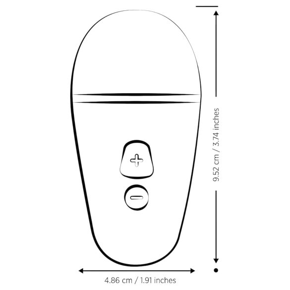 ROMP Free X - genopladelig lufttryks-vibrator (lilla)