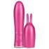 Durex Tease & Vibe - stavvibrator med kanin-klitorisstimulator (pink)