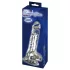 Crystal - Vibrator med sugekop (gennemsigtig)