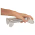 Crystal - Vibrator med sugekop (gennemsigtig)