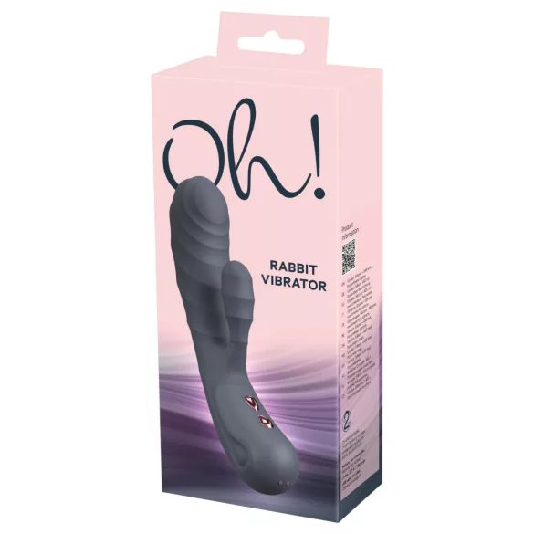 You2Toys - Oh! Rabbit klitorisstimulator vibrator (sort)