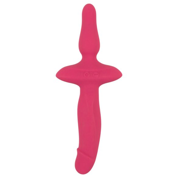 Couples Choice - 2i1 vibrator og analplug - pink