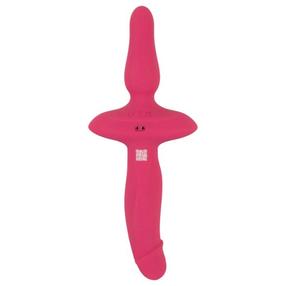Couples Choice - 2i1 vibrator og analplug - pink