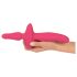 Couples Choice - 2i1 vibrator og analplug - pink